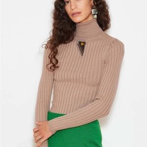 Misha & Puff Line turtleneck in Slab size small.